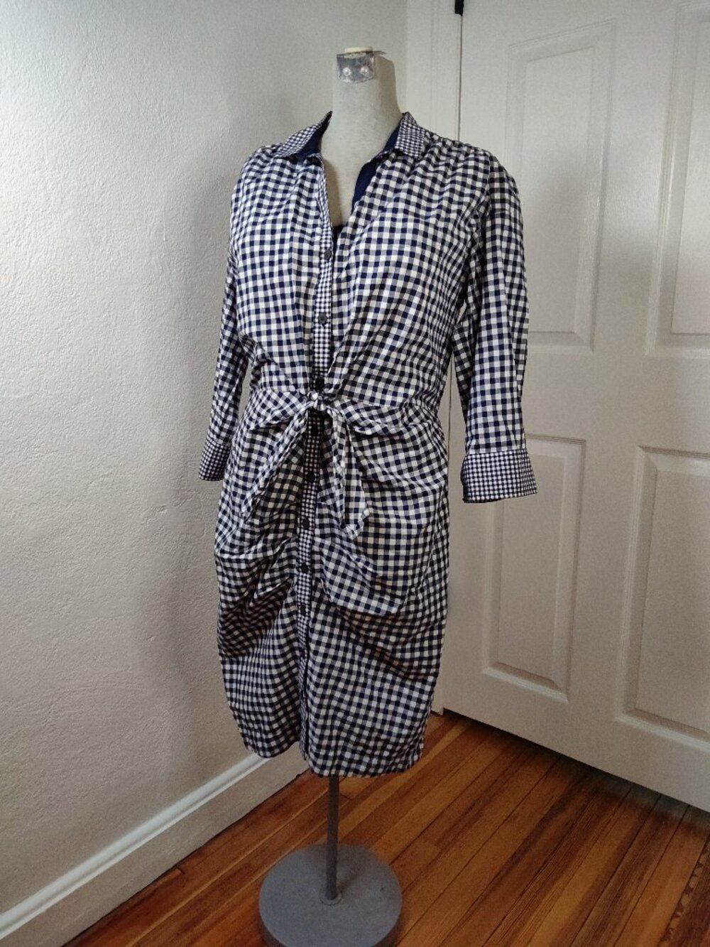GAP | Sarah Jessica Parker | Gingham Shirtdress sz M - Picture 3 of 7